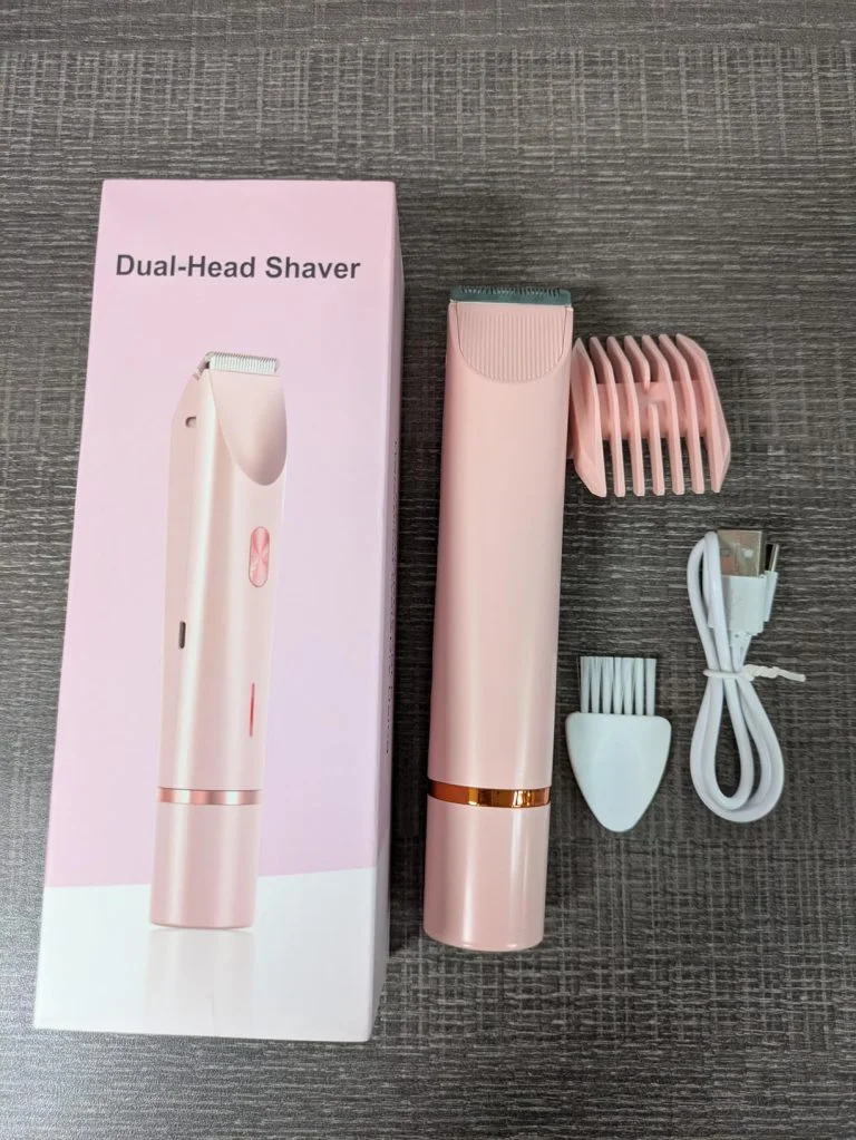 This travel shaver is compact, gentle on sensitive skin, and perfect for quick touch-ups. Its dual-head design handles both bikini line trims and smooth full-body shaving with ease. It works great for dry, fast morning cleanups, has hypoallergenic blades, and is fully waterproof for easy rinsing. The battery lasts about a month on one charge, making it ideal for busy people or anyone preparing for trips, pool days, or daily grooming. Mr Joel Lagos ⭐⭐⭐⭐⭐